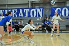 VB vs USCGA  Wheaton College Women's Volleyball vs U.S. Coast Guard Academy. - Photo by Keith Nordstrom : Wheaton, Volleyball